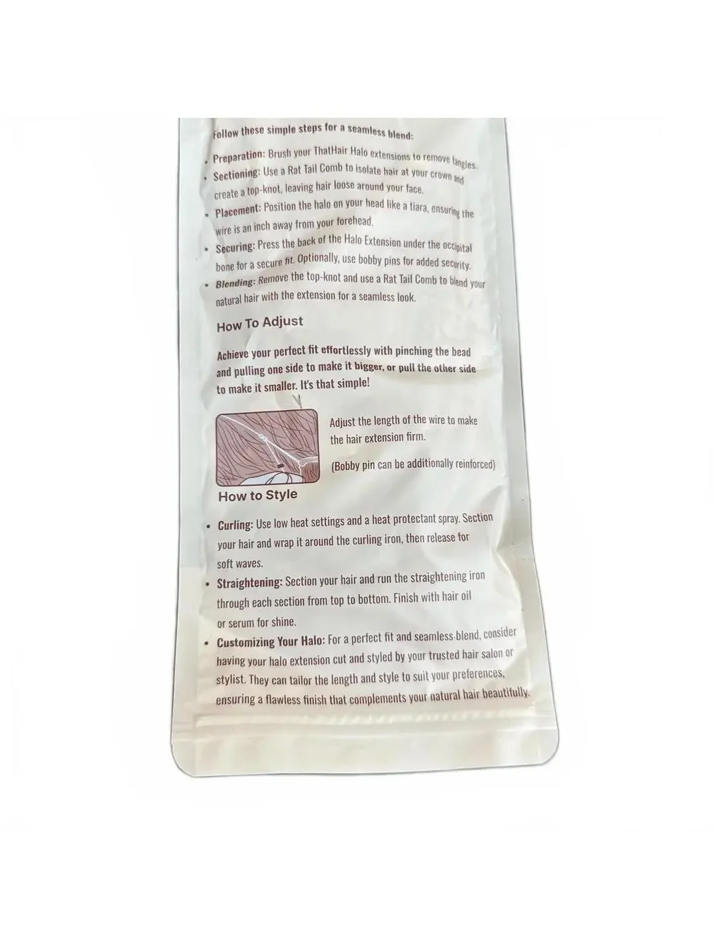 Thathair Straight Hair Extensions AM02 12